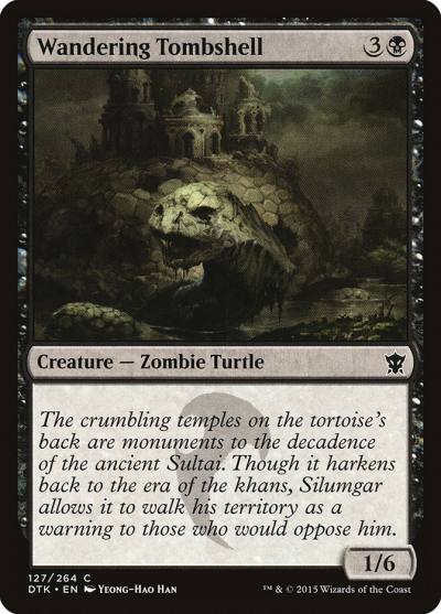 Wandering Tombshell 127 Dragons of Tarkir Magic card