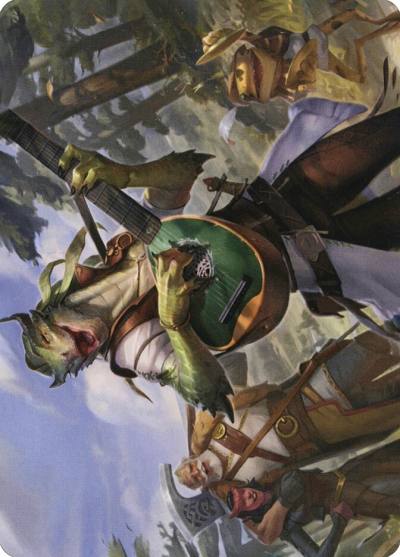 Wandering Troubadour // Wandering Troubadour AAFR-64 Adventures in the Forgotten Realms Art Series Magic card