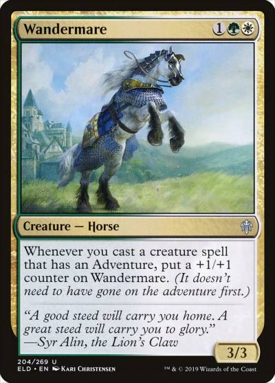 Wandermare ELD-204 Throne of Eldraine Magic card