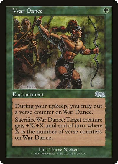 War Dance USG-282 Urza's Saga Magic card