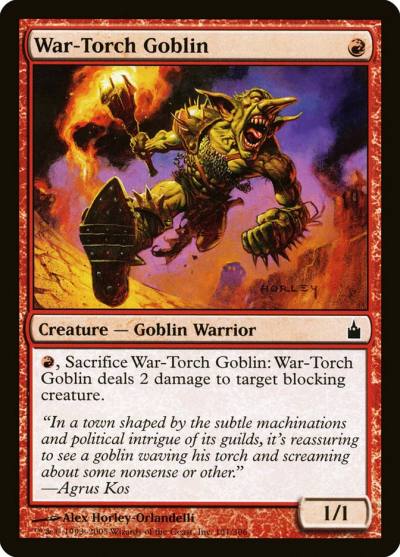 War-Torch Goblin 151 Ravnica: City of Guilds Magic card