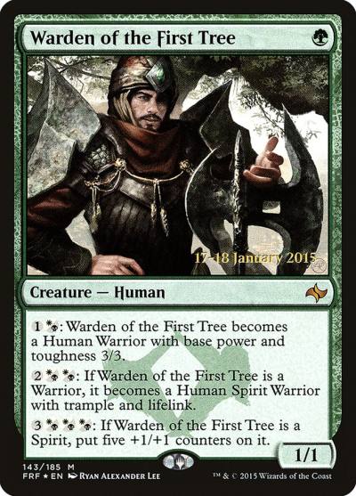 Warden of the First Tree PFRF-143S Fate Reforged Promos Magic card
