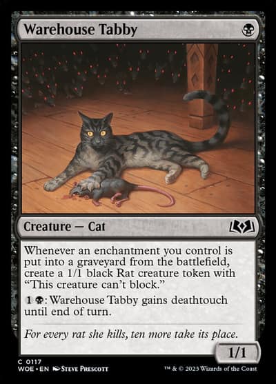Warehouse Tabby 117 Wilds of Eldraine Magic card