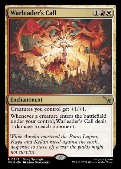 Warleader's Call MKM-242 Murders at Karlov Manor Magic card