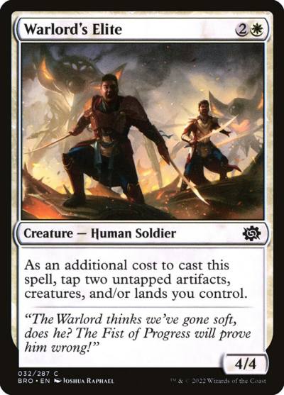 Warlord's Elite 32 The Brothers' War Magic card