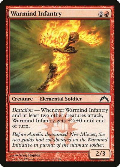 Warmind Infantry 111 Gatecrash Magic card