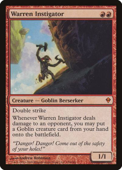 Warren Instigator ZEN-154 Zendikar Magic card