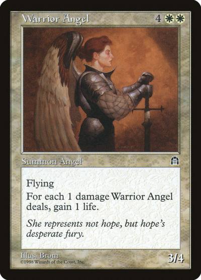 Warrior Angel 24 Stronghold Magic card