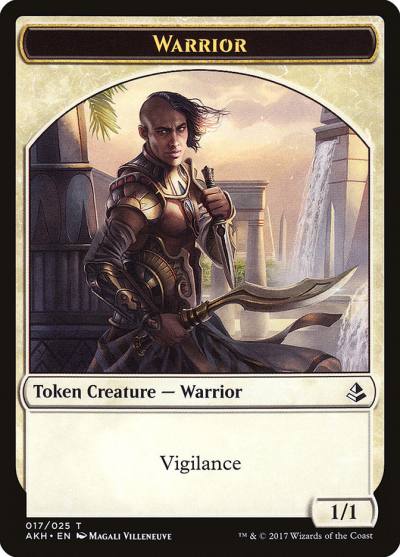 Warrior TAKH-17 Amonkhet Tokens Magic card