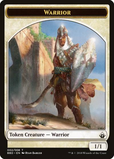 Warrior TBBD-2 Battlebond Tokens Magic card