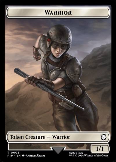 Warrior TPIP-5 Fallout Tokens Magic card