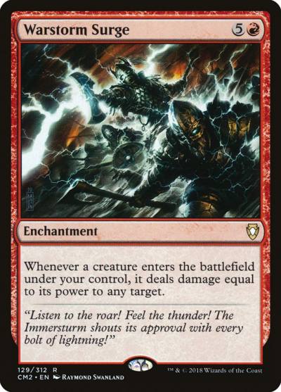 Warstorm Surge CM2-129 Commander Anthology Volume II Magic card