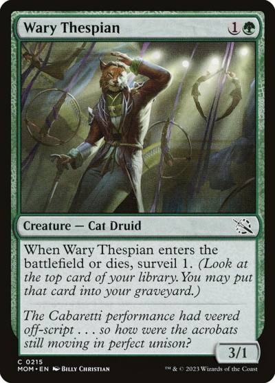 Wary Thespian MOM-215 March of the Machine Magic card