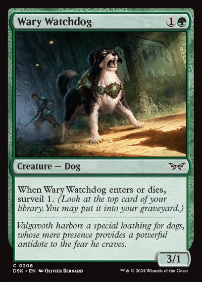 Wary Watchdog 206 Duskmourn: House of Horror Magic card