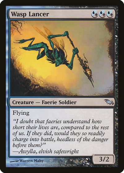 Wasp Lancer 179 Shadowmoor Magic card