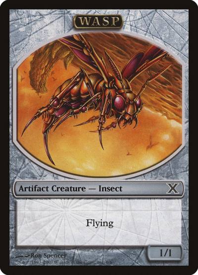 Wasp T10E-6 Tenth Edition Tokens Magic card