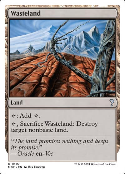 Wasteland MB2-115 Mystery Booster 2 Magic card