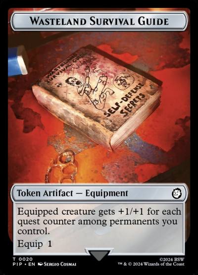 Wasteland Survival Guide TPIP-20 Fallout Tokens Magic card