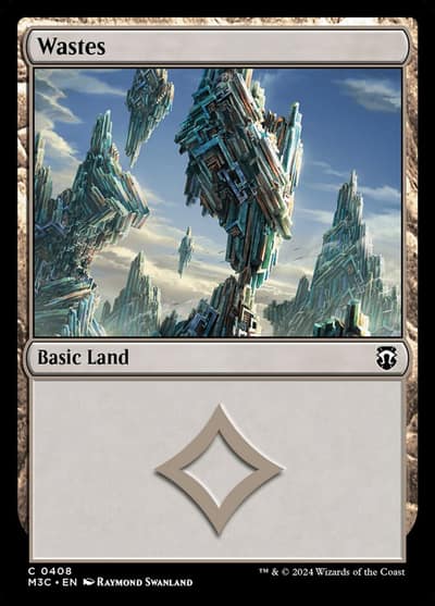 Wastes M3C-408 Modern Horizons 3 Commander Magic card