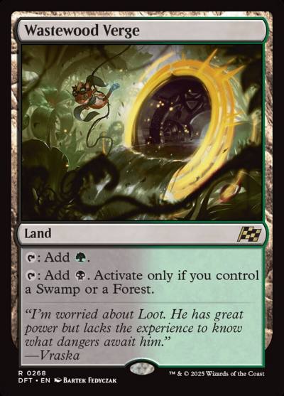 Wastewood Verge DFT-268 Aetherdrift Magic card