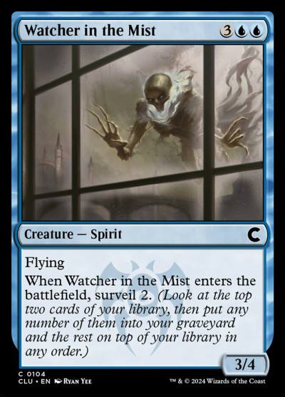 Watcher in the Mist 104 Ravnica: Clue Edition Magic card