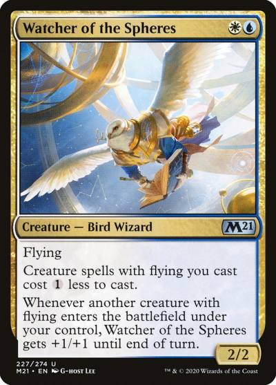 Watcher of the Spheres 227 Core Set 2021 Magic card