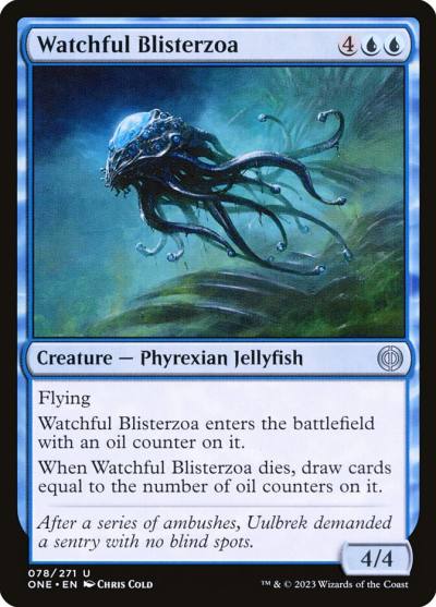 Watchful Blisterzoa ONE-78 Phyrexia: All Will Be One Magic card