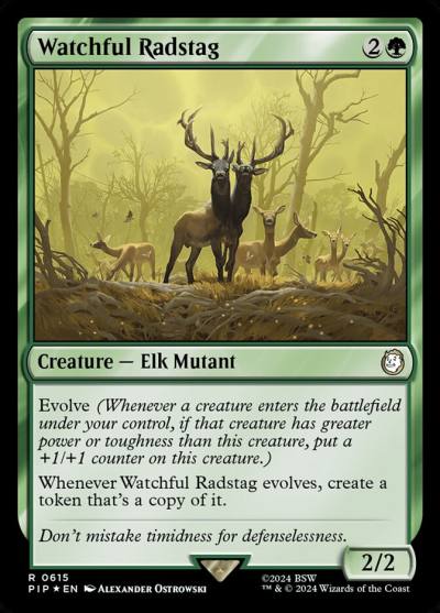 Watchful Radstag PIP-615 Fallout Magic card