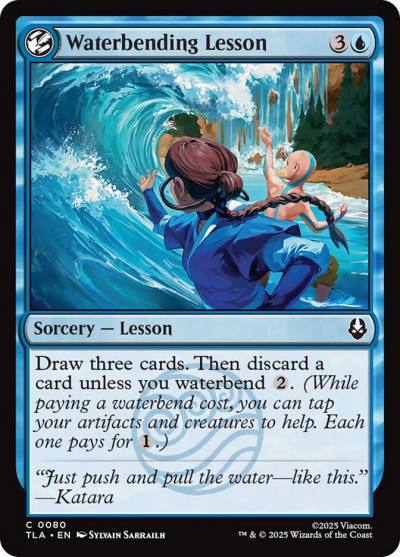 Waterbending Lesson TLA-80 Avatar: The Last Airbender Magic card