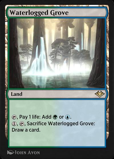 Waterlogged Grove HA7-25 Historic Anthology 7 Magic card