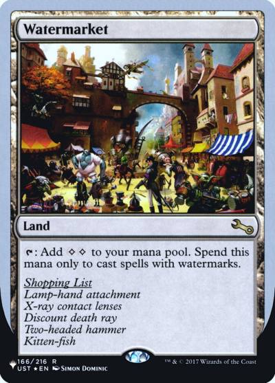 Watermarket ULST-62 The List (Unfinity Foil Edition) Magic card