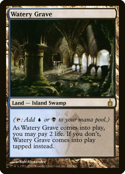Watery Grave RAV-286 Ravnica: City of Guilds Magic card