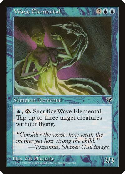 Wave Elemental MIR-102 Mirage Magic card