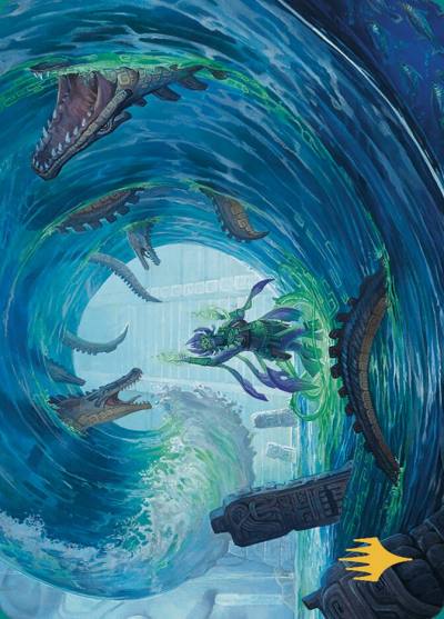 Wave Goodbye // Wave Goodbye ALCI-76 The Lost Caverns of Ixalan Art Series Magic card