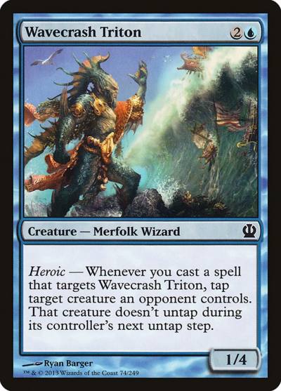 Wavecrash Triton THS-74 Theros Magic card