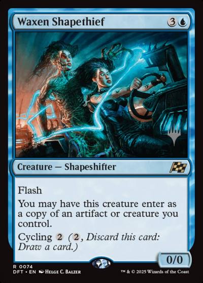 Waxen Shapethief PDFT-74P Aetherdrift Promos Magic card