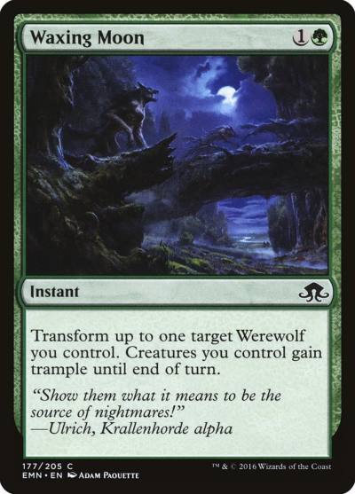 Waxing Moon EMN-177 Eldritch Moon Magic card
