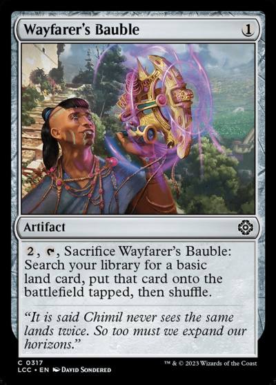 Wayfarer's Bauble LCC-317 The Lost Caverns of Ixalan Commander Magic card
