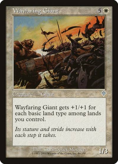 Wayfaring Giant INV-44 Invasion Magic card