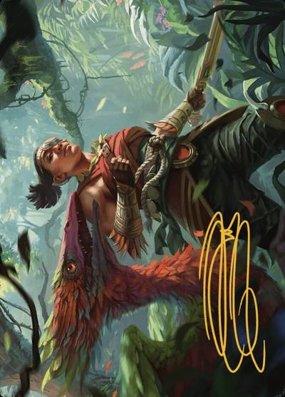 Wayta, Trainer Prodigy // Wayta, Trainer Prodigy ALCI-71 The Lost Caverns of Ixalan Art Series Magic card