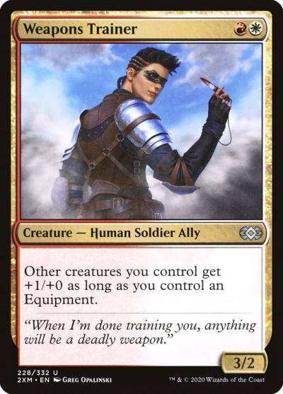 Weapons Trainer 2XM-228 Double Masters Magic card
