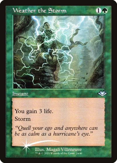 Weather the Storm H1R-24 Modern Horizons 1 Timeshifts Magic card