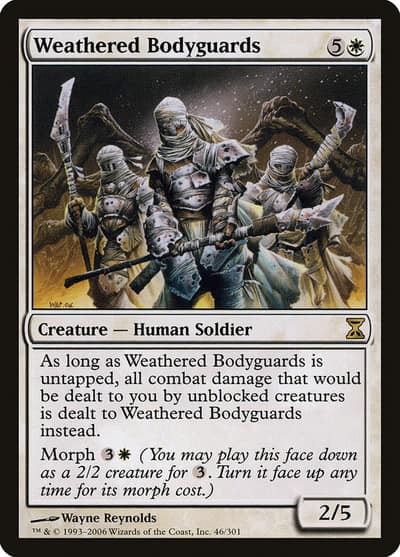 Weathered Bodyguards 46 Time Spiral Magic card