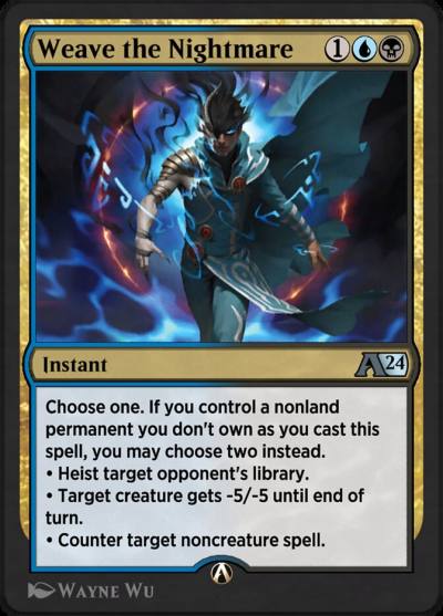 Weave the Nightmare YOTJ-29 Alchemy: Outlaws of Thunder Junction Magic card
