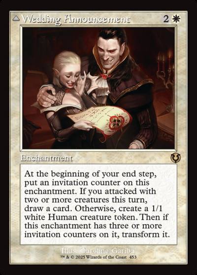Wedding Announcement // Wedding Festivity INR-453 Innistrad Remastered Magic card