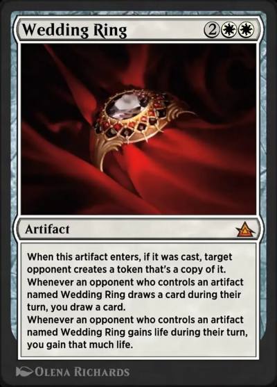 Wedding Ring OMB-7 Through the Omenpaths Bonus Sheet Magic card