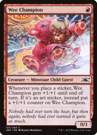 Wee Champion UNF-127 Unfinity Magic card