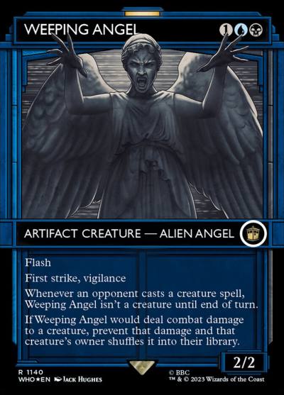Weeping Angel WHO-1140 Doctor Who Magic card