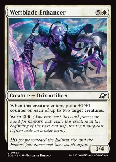 Weftblade Enhancer EOE-44 Edge of Eternities Magic card