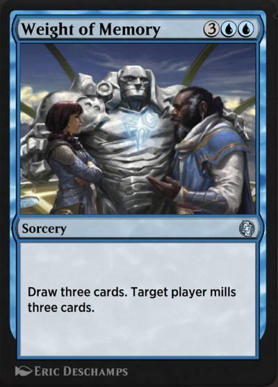 Weight of Memory AJMP-74 Jumpstart Arena Exclusives Magic card